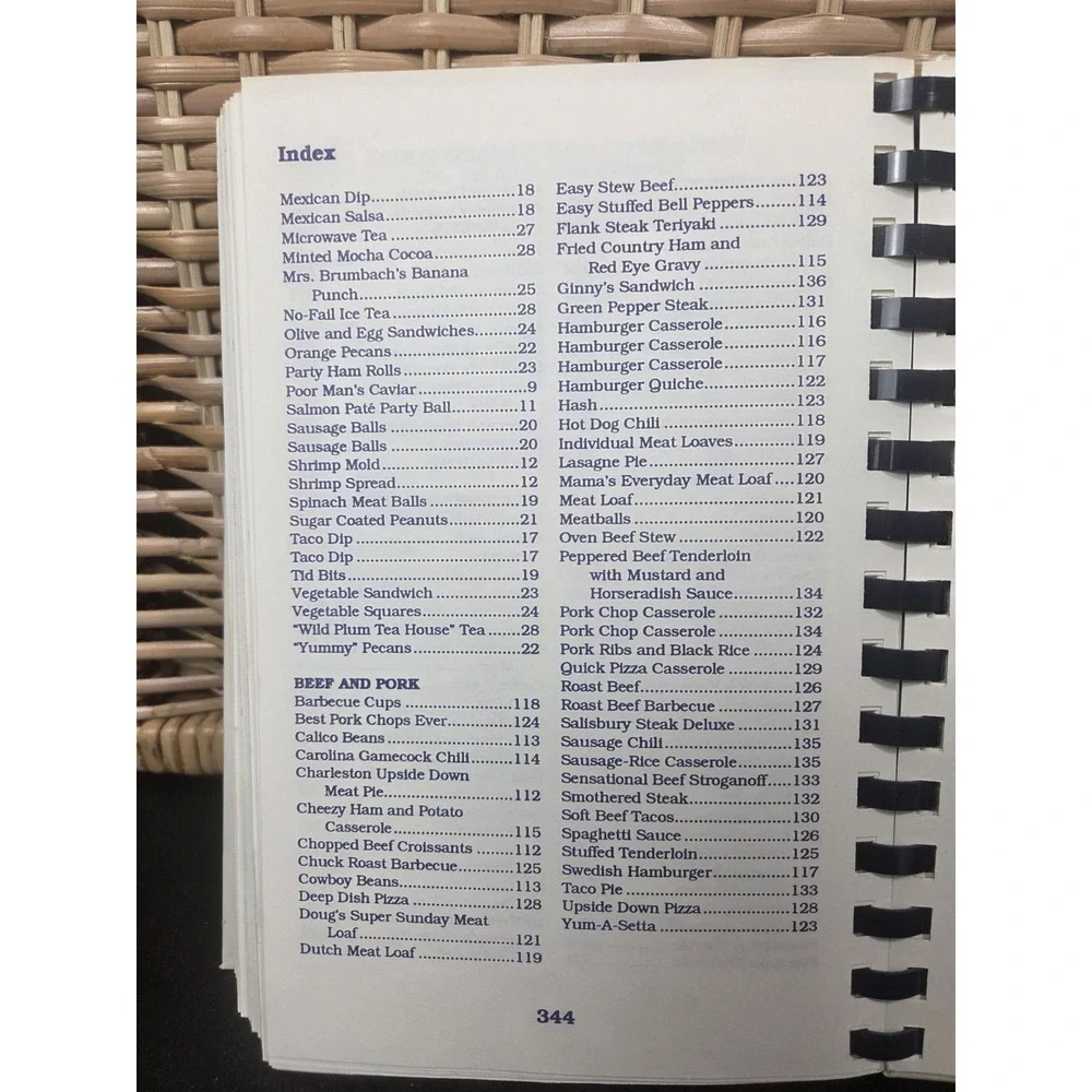First‎ Baptist Church Gaffney,  South Carolina Cookbook 1996 350 Pages